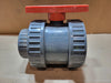 CHEMKOR Super Bloc 4" PVC True Union Ball Valve - Missing One Socket End Connector