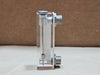 KING INSTRUMENTS 7430 Series Air Flowmeter / Rotameter - 60 SCFH at STP, Rear Threaded Connections, 74C102G021323510