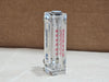 KING INSTRUMENTS 7430 Series Air Flowmeter / Rotameter - 60 SCFH at STP, Rear Threaded Connections, 74C102G021323510