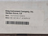 KING INSTRUMENTS 7430 Series Air Flowmeter / Rotameter - 60 SCFH at STP, Rear Threaded Connections, 74C102G021323510