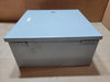 HOFFMAN A12N126 12 x 12 x 6 in Steel Junction Box with DIN Rail Terminal Blocks - Type 1