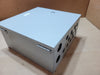 HOFFMAN A12N126 12 x 12 x 6 in Steel Junction Box with DIN Rail Terminal Blocks - Type 1