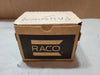 HUBBELL RACO 801C 4-Inch Square Exposed Work Cover 1/2-Inch Raised 1.406-Inch Opening (Box of 10)