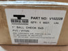 COLONIAL VALVE  V10222B 1" PVC Ball Check Valve Socket x Socket Viton Seals