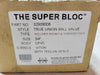 CHEMKOR 32909008 Super Bloc 3/4 in CPVC True Union Ball Valve Viton Socket/Threaded