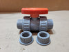 CHEMKOR 32909008 Super Bloc 3/4 in CPVC True Union Ball Valve Viton Socket/Threaded