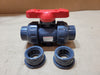 ASAHI AV 21A010VC 1" PVC True Union Ball Valve FKM Seals Socket/Threaded ANSI