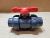 ASAHI AV 21A010VC 1" PVC True Union Ball Valve FKM Seals Socket/Threaded ANSI