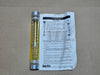 BLUE WHITE F-40375LN-8 Inline Flowmeter, 0.1-1 GPM, 1/2 in FNPT