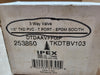 IPEX TKD 253850 1/2" 3-Way T-Port PVC Ball Valve EPDM Dual Block