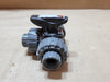 IPEX TKD 253850 1/2" 3-Way T-Port PVC Ball Valve EPDM Dual Block