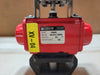 CHEMLINE PLASTIC PASW Spring-Return Pneumatic Actuator - 80 PSI, NC, Rotork YT-850M Limit Switch
