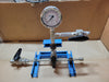 SWAGELOK 3-Valve Instrument Assembly with 600 PSI Gauge and Steel Stand