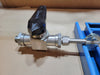 SWAGELOK 3-Valve Instrument Assembly with 600 PSI Gauge and Steel Stand