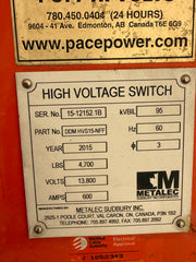 METALEC 13.8 kV Load Break Switch, 600A, Triple-Unit