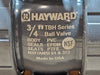 HAYWARD 3/4" PVC True Union Ball Valve TBH1075ASTE0000
