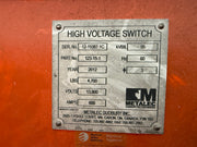 METALEC 13.8 kV Load Break Switch, 600A, Triple-Unit