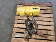 YALE 1 Ton Electric Chain Hoist - 1 HP, 115/230V, Single Phase, Pendant Control