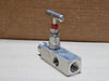 CENTURY VALVE 3/4" MNPT x 1/2" FNPT 6000 PSI 316 SS Gauge Valve CM11-1-M64T-CN-T