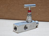 CENTURY VALVE 3/4" MNPT x 1/2" FNPT 6000 PSI 316 SS Gauge Valve CM11-1-M64T-CN-T