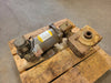 BALDOR CDP3335 1/4 HP 90V DC Motor with Hub City Right-Angle Worm Gear Reducer