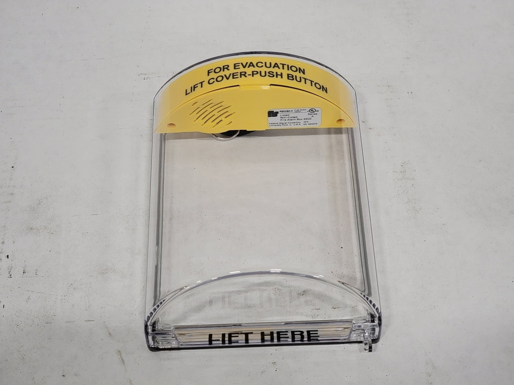 FEDERAL PIONEER Push Button Station Yellow Evacuation Cover PSEVSC-Y