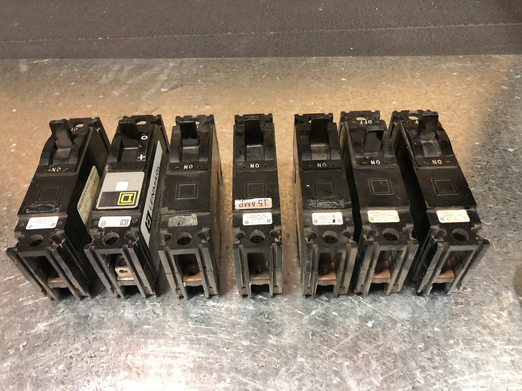 SQUARE D 15 Amp, 1 Pole, 480/277 volts Circuit Breaker FAL17015