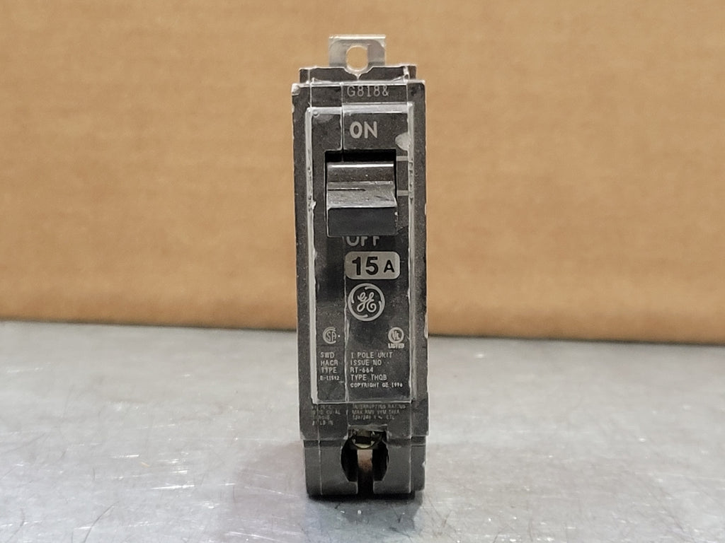 GENERAL ELECTRIC 15 Amp, 1 Pole, 120/240 volts Circuit Breaker THQB115