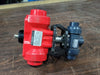 CHEMLINE PLASTIC 5" Pneumatic Actuator W/ 1/2" Class 150 Ball Valve PASR00