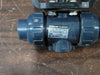 CHEMLINE PLASTIC 5" Pneumatic Actuator W/ 1/2" Class 150 Ball Valve PASR00