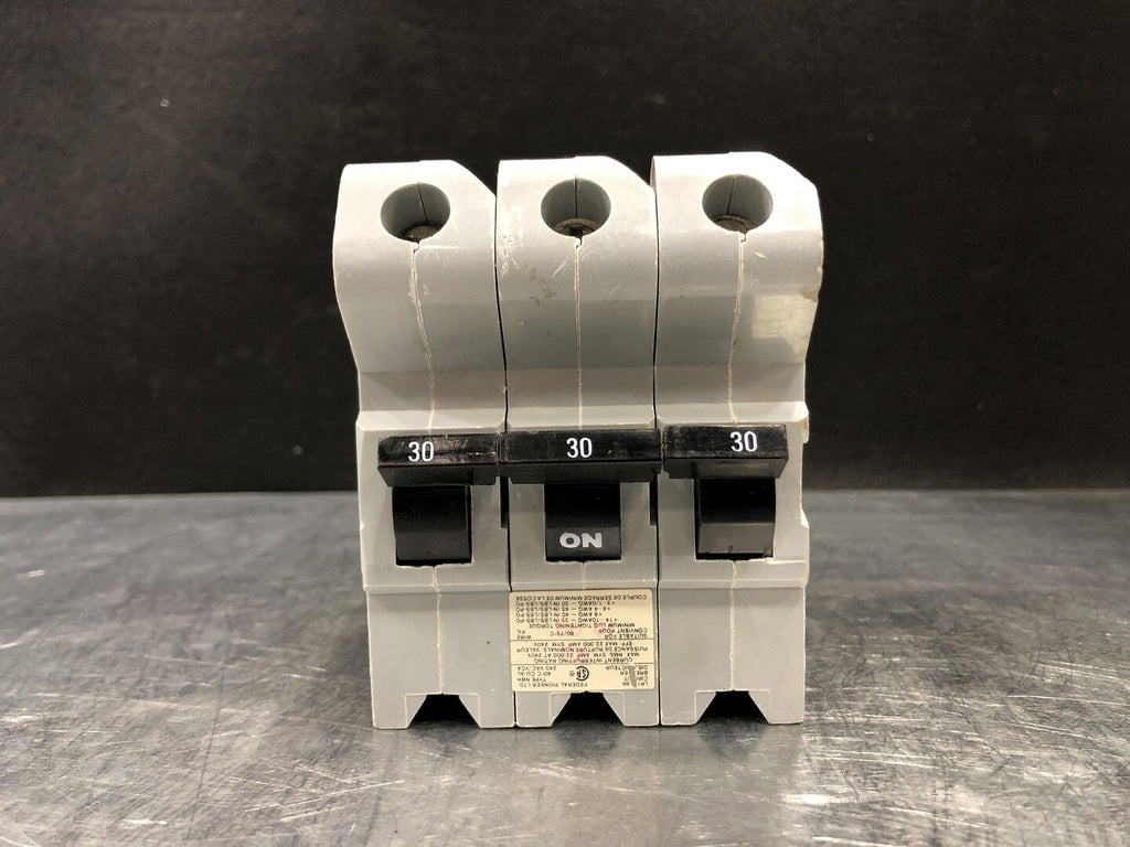 FEDERAL PIONEER 30 Amp, 3 Pole, 240 Volts Circuit Breaker NBH330