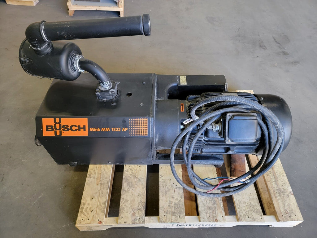 BUSCH 16.9-28.6 hp MINK Dry Claw Compressor MM-1322-AP