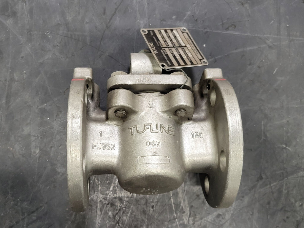 TUFLINE 1" Class 150 Sleeved Plug Valve