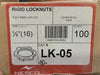 NESCO Rigid Steel Locknut LK-05 1/2in. Box of 100
