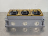 HUBBELL 3-Gang Cast Iron Floor Box 6275