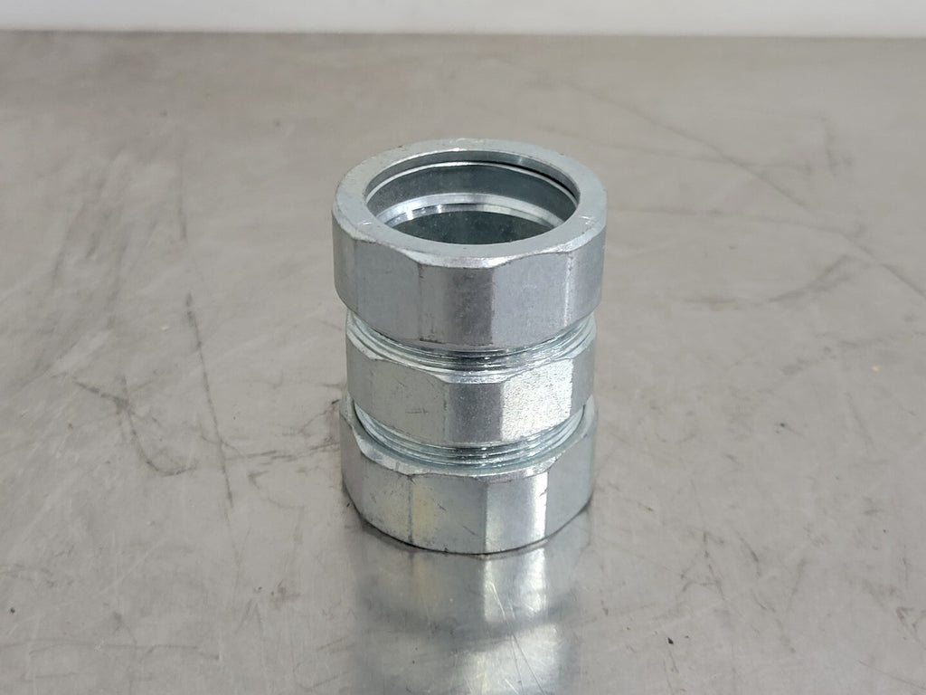 1" EMT Conduit Compression Coupling Connector (Box of 4)