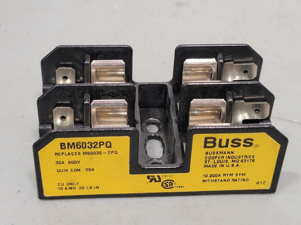 BUSSMANN 30 Amp Fuse Block Holder BM6032PQ