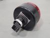 AUER IBL M22 Panel Mount LED Steady / Red Flashing Beacon