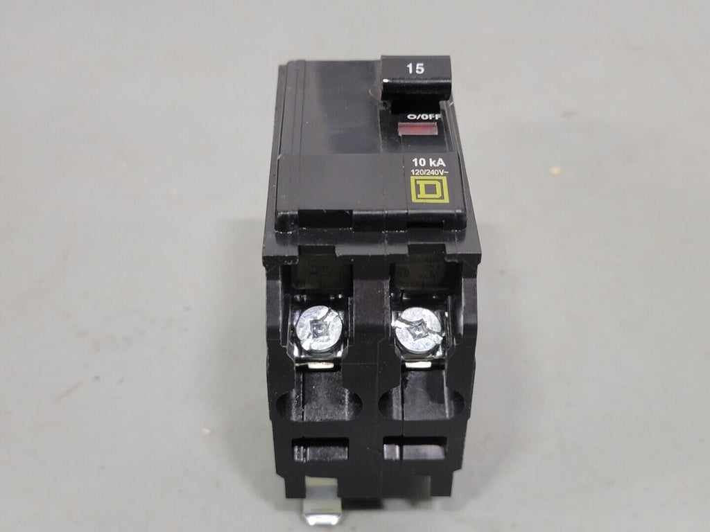 SCHNEIDER ELECTRIC 15 Amp, 2 Pole, 220/240 volts Circuit Breaker QO215