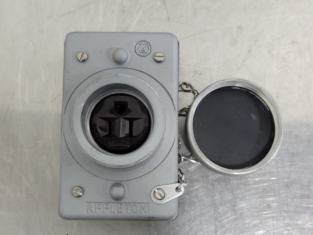 APPLETON 15 Amp Aluminum Receptacle Cover FSK5-15-A