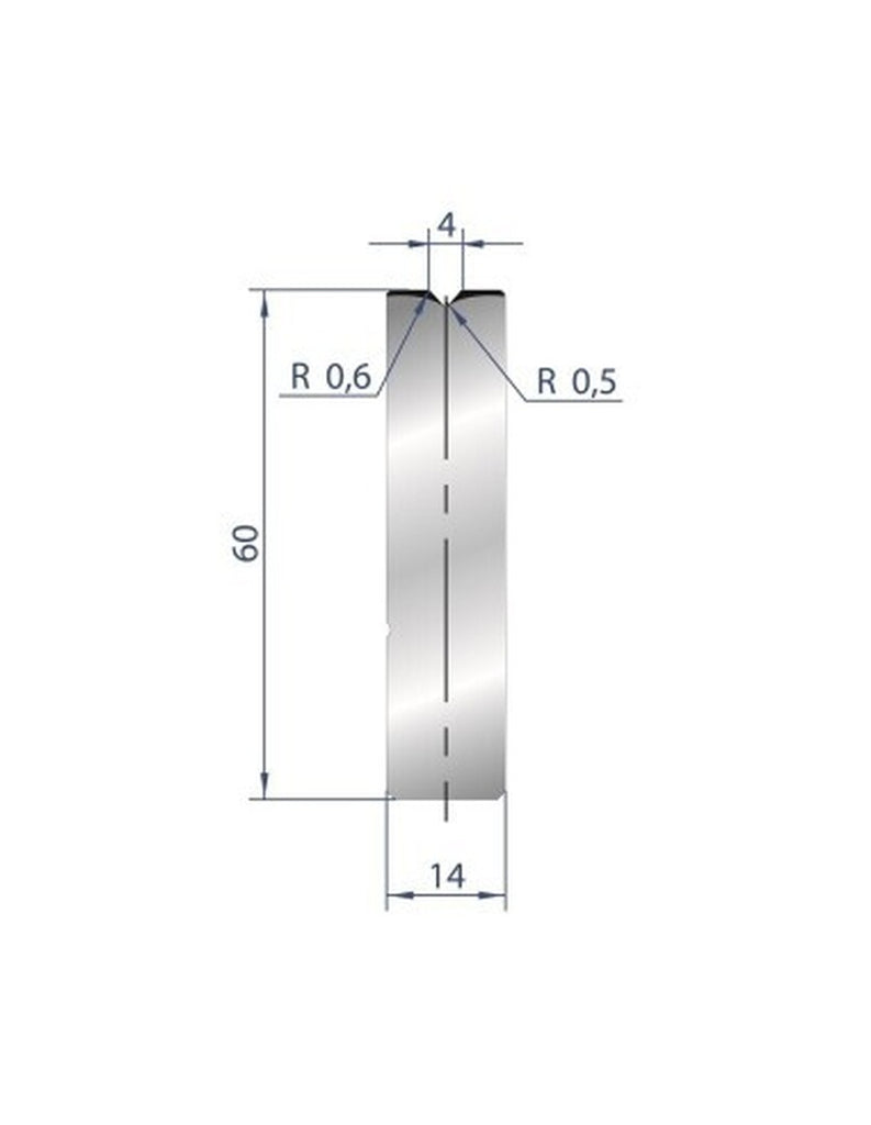 EUROSTAMP Part No. 3158 @ 835mm 88 Degree Die Insert