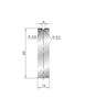 EUROSTAMP Part No. 3158 @ 835mm 88 Degree Die Insert