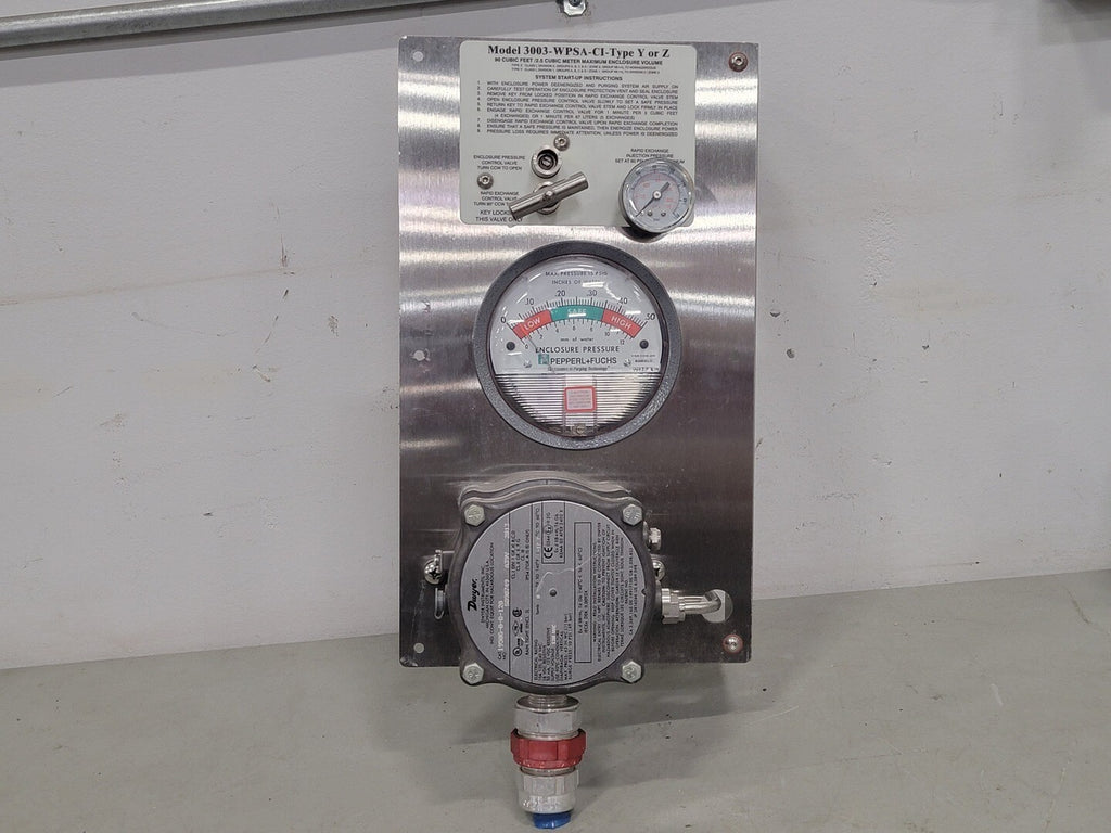 PEPPERL+FUCHS Purge & Pressurization System 3003-WPSA-CI Type Y or Z