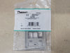 PANDUIT 1-Gang Vertical Faceplate with Labels, 4-Port NKF4S (Box of 10)