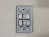 PANDUIT 1-Gang Vertical Faceplate with Labels, 2-Port NKF2S (Box of 10)