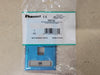 PANDUIT 1-Gang Vertical Faceplate with Labels, 2-Port NKF2S (Box of 10)
