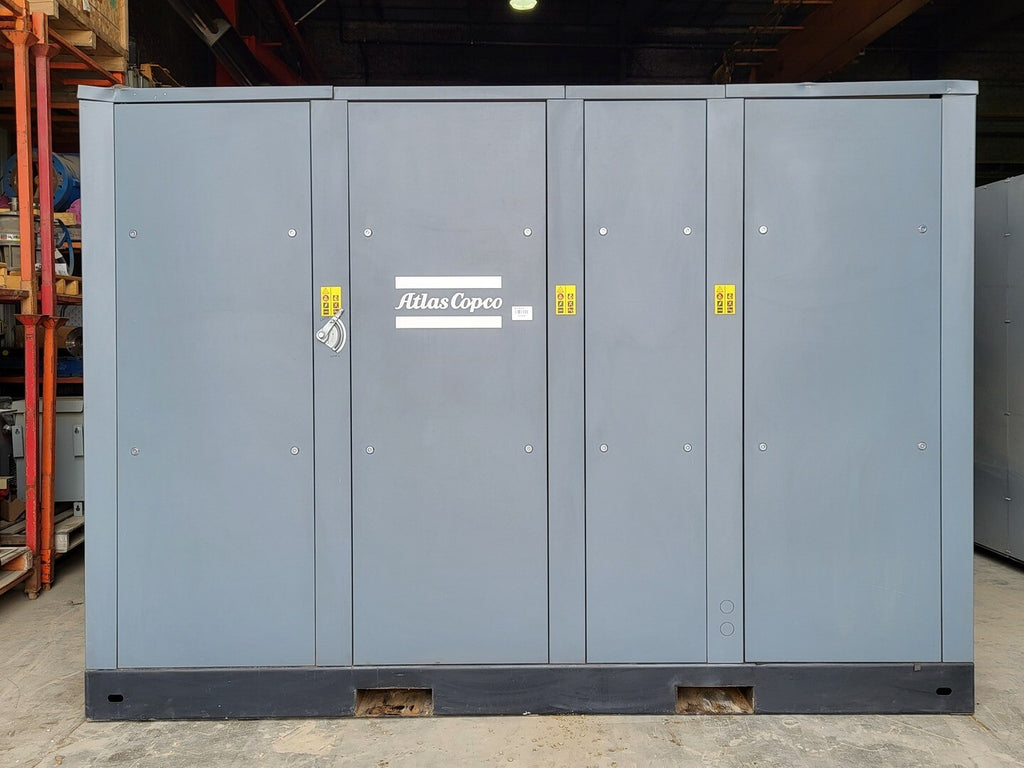 ATLAS COPCO 369 hp, 2013 CFM, 132 PSI Rotary Screw Air Compressor GA315