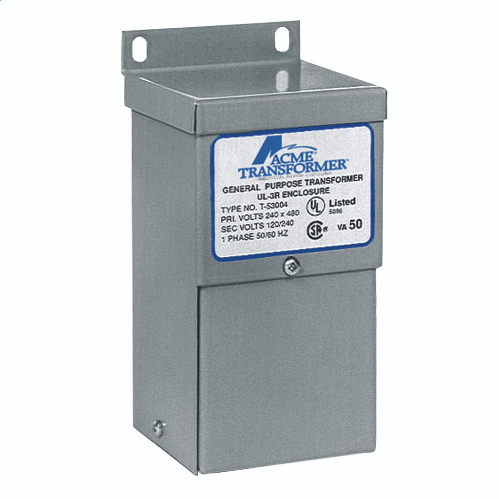 BEAVER 0.05 kVA Isolation Transformer, 600 pri. volts, 120/240 sec. volts T153104