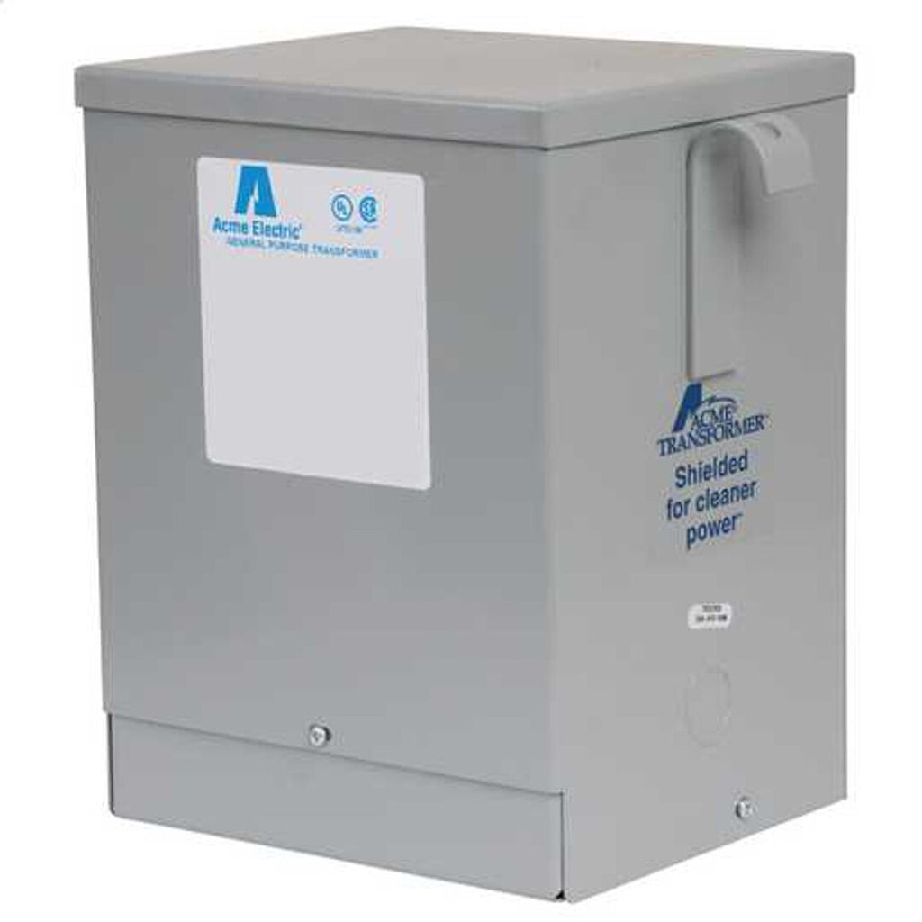 ACME ELECTRIC 2 kVA Isolation Transformer, 240/480 pri. volts, 120/240 sec. volts T253012S