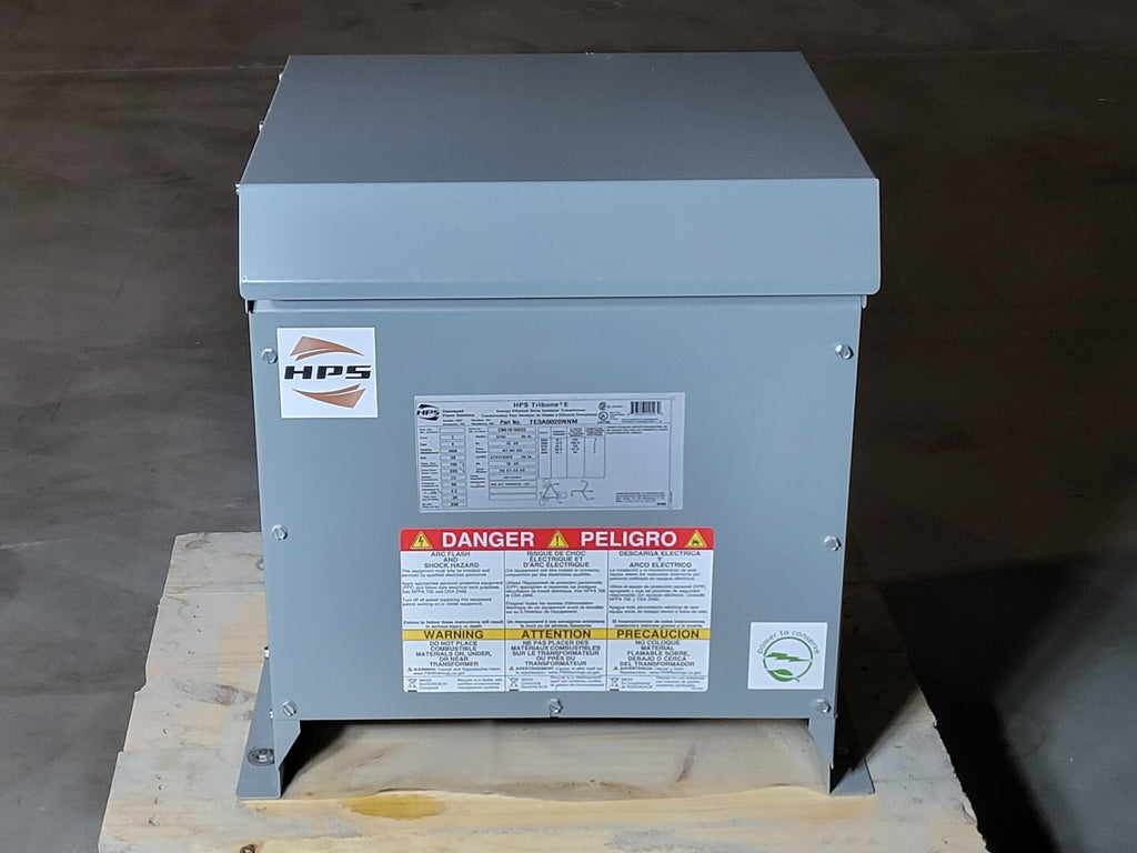 HAMMOND POWER SOLUTIONS INC. 20 kVA Transformer, 575 pri. volts, 575Y/332 sec. volts TE3A0020NNM